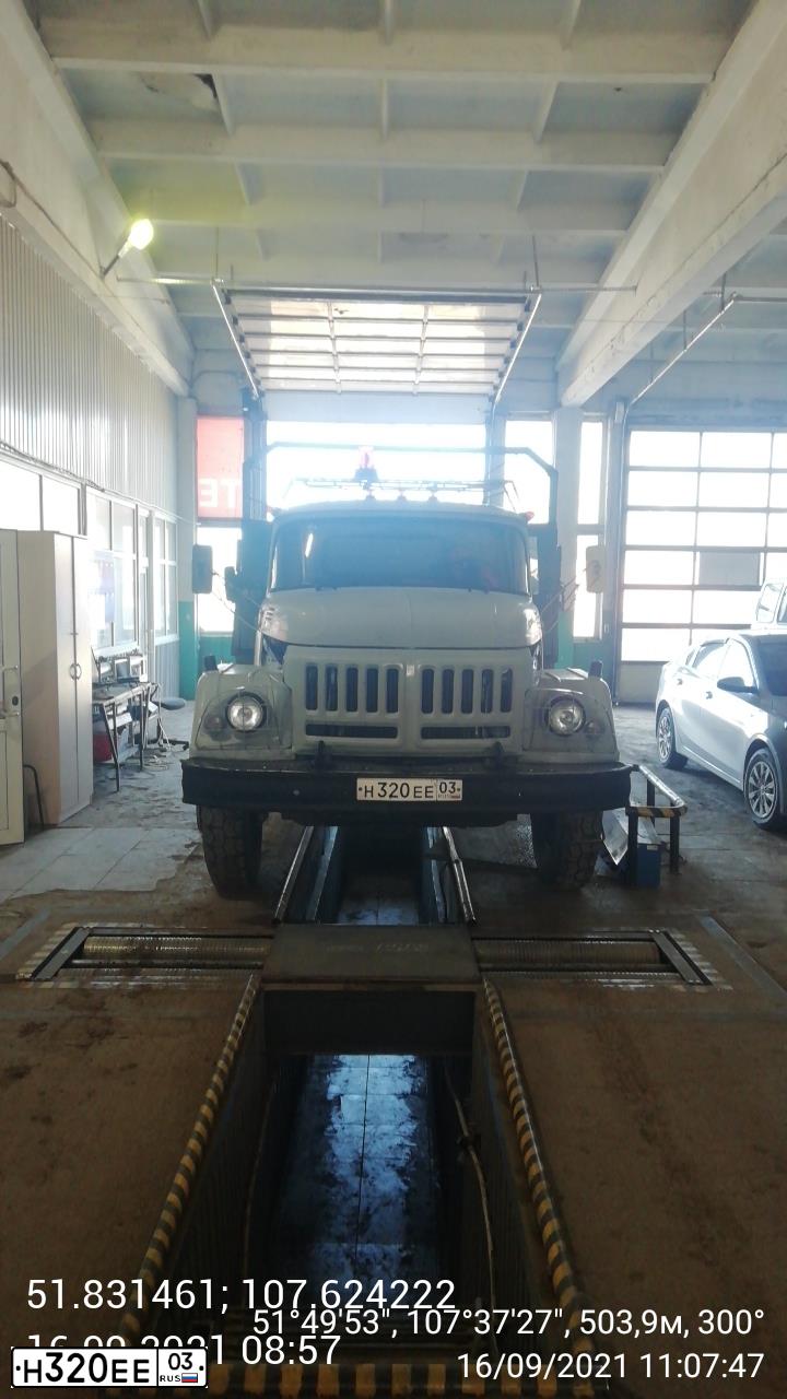 Фото автомобиля AMUR 5313 /6X6/, 2007 — госномер Н320ЕЕ03. Цвет: БЕЛЫЙ