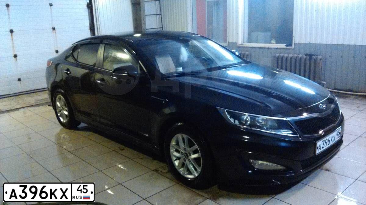 Фото автомобиля KIA A K5, 2011 — госномер А396КХ45. Цвет: ЧЕРНЫЙ