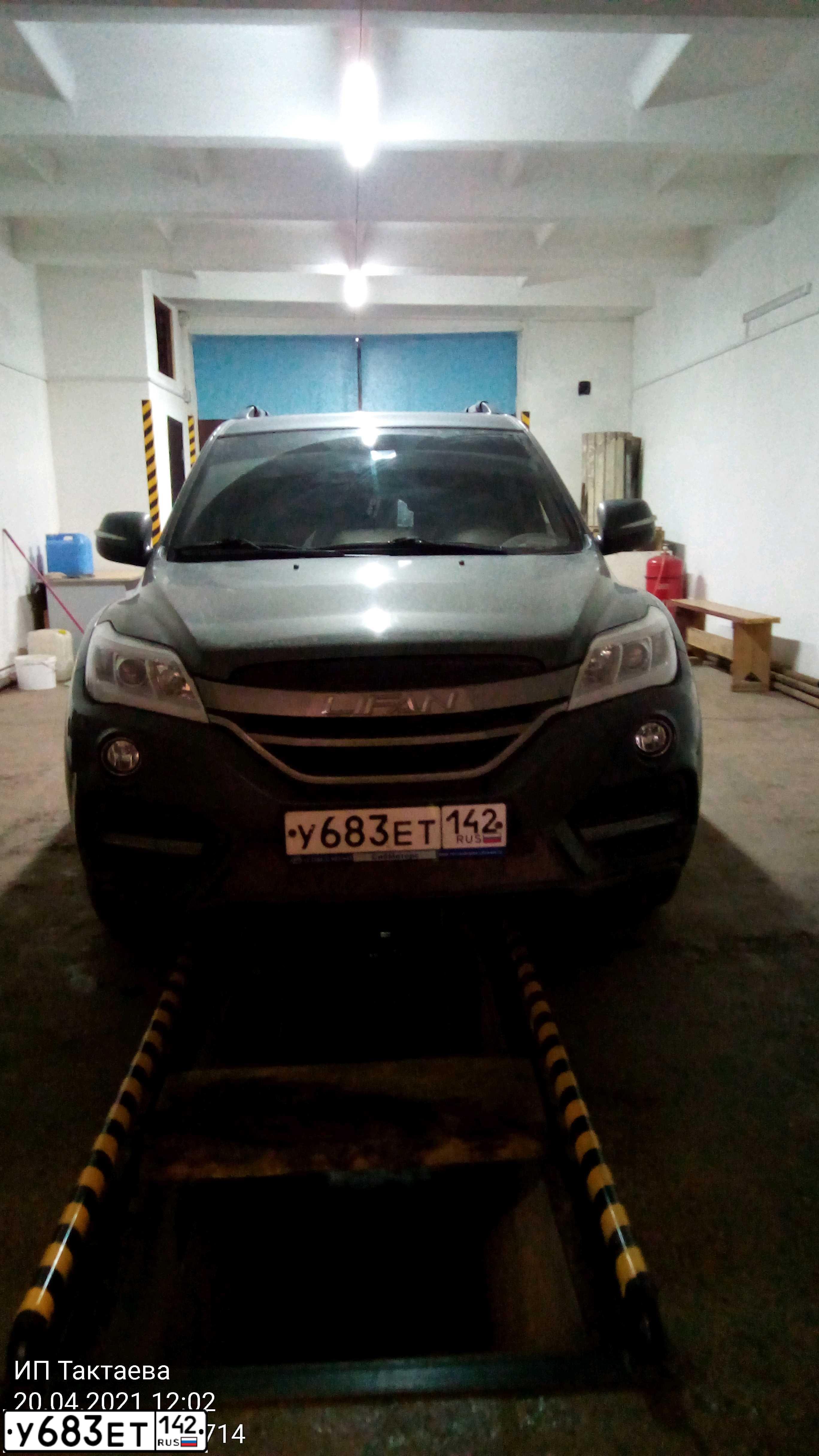 Фото автомобиля LIFAN X 60, 2017 — госномер У683ЕТ142. Цвет: СТАЛЬНОЙ (СЕРЫЙ)