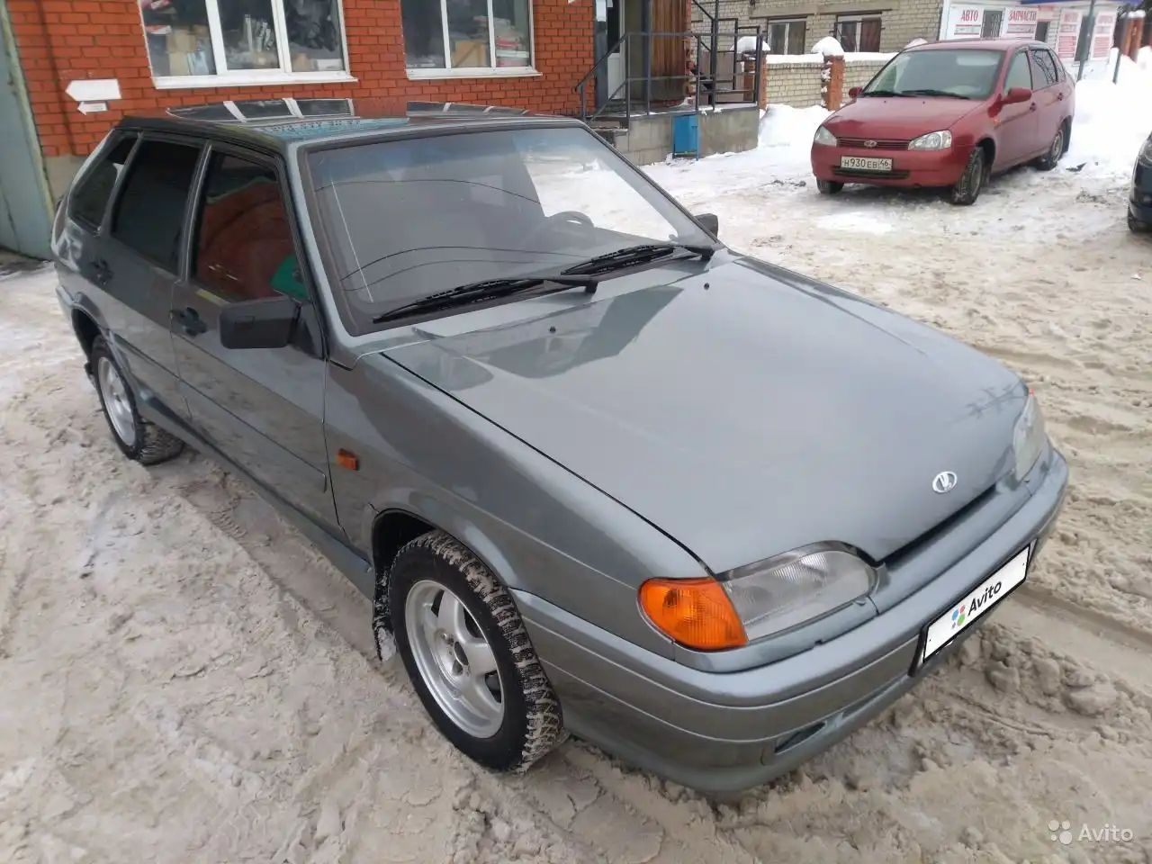 Фото автомобиля LADA 1118 KALINA, 2007 — госномер Н930ЕВ46. Цвет: СЕРЕБРИСТО-КРАСНЫЙ