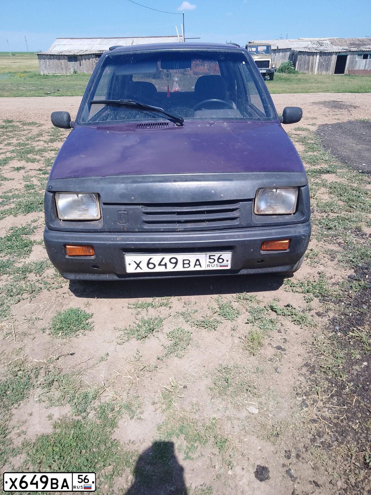 Фото автомобиля SEAZ OKA, 2001 — госномер О004УМ56. Цвет: БАКЛАЖАН