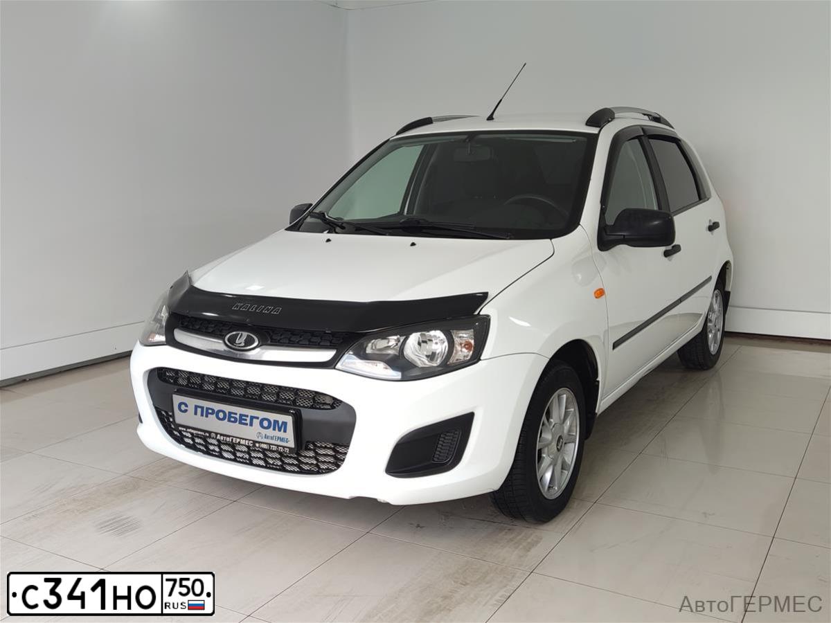 Фото автомобиля LADA 2192 KALINA, 2016 — госномер С341НО750. Цвет: Белый