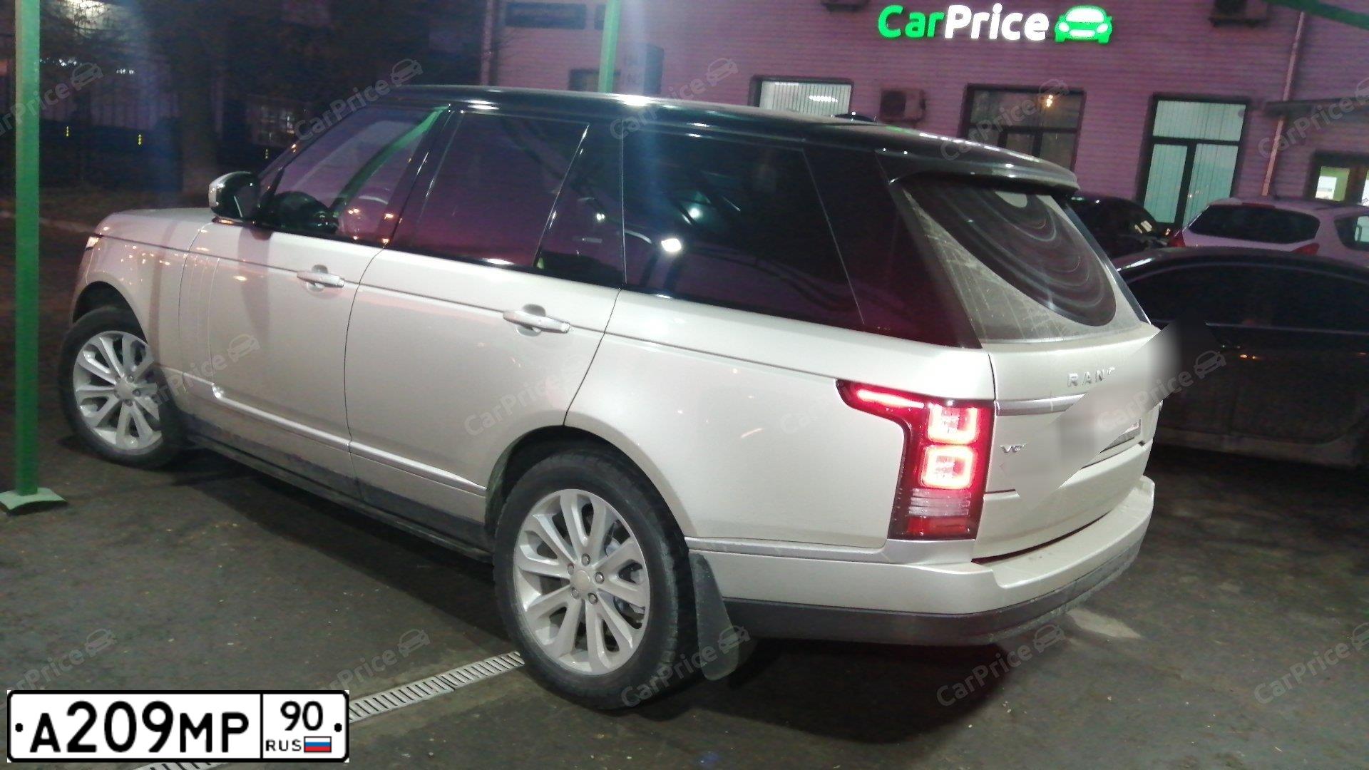 Фото автомобиля LANDROVER RANGE ROVER, 2008 — госномер А404ХМ09. Цвет: ЧЕРНЫЙ