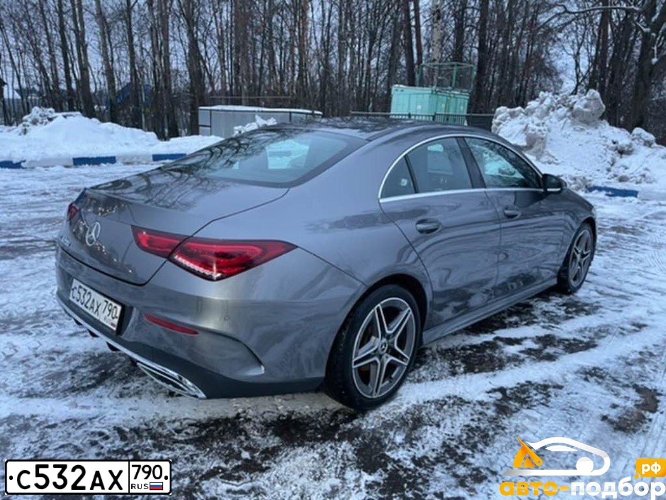 Фото автомобиля MERCEDES-BENZ CLA200, 2020 — госномер К852ЕМ977. Цвет: СЕРЫЙ