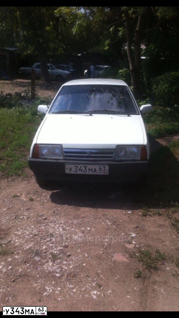 Фото автомобиля LADA 2108 SAMARA, 1997 — госномер К359ВХ763. Цвет: Белый