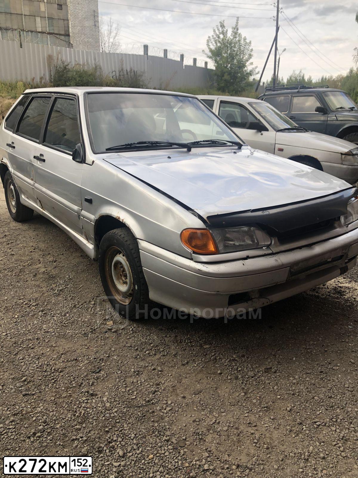 Фото автомобиля LADA 2114 SAMARA, 2004 — госномер К272КМ152. Цвет: СЕРЕБРИСТЫЙ