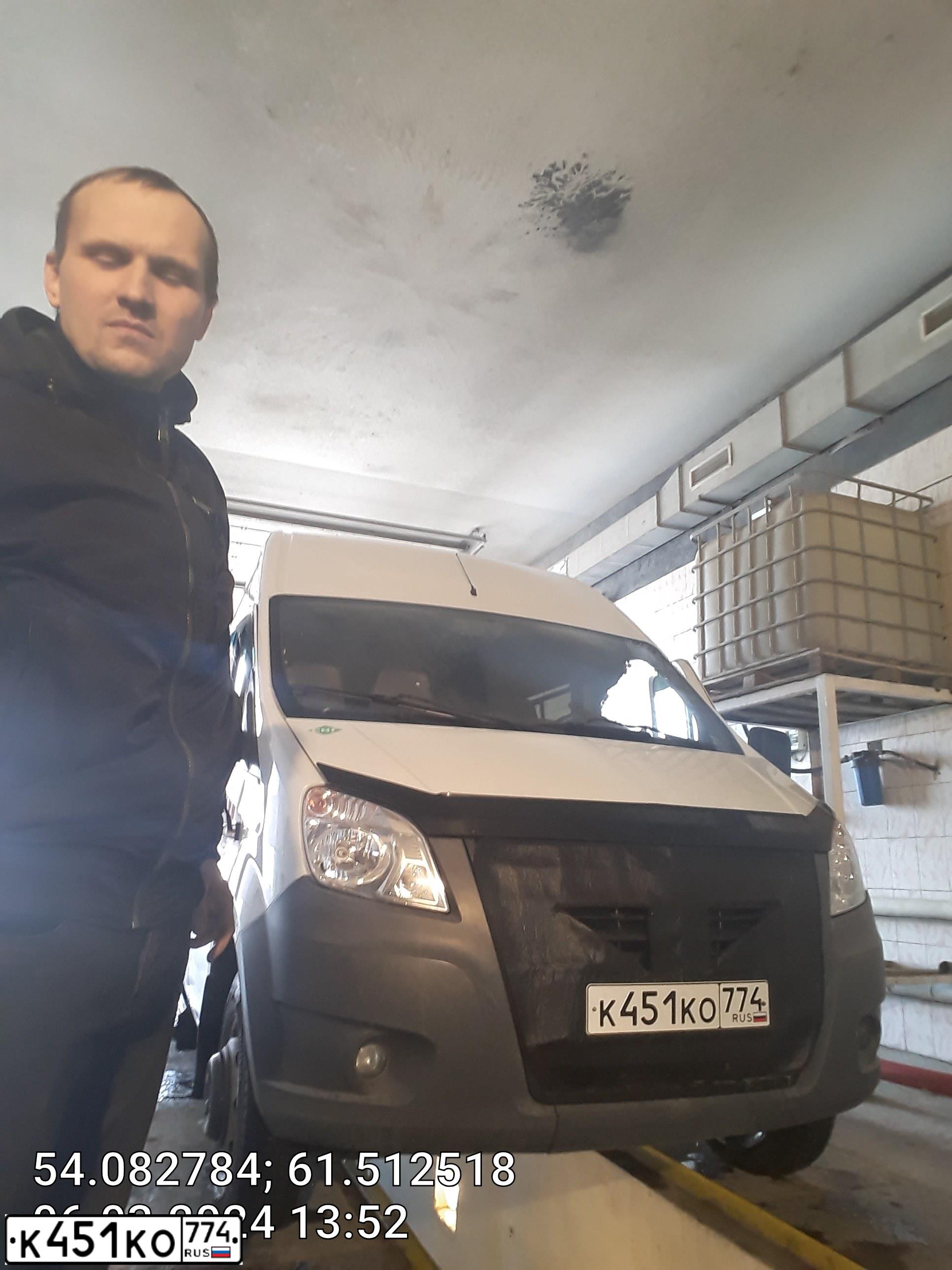 Фото автомобиля GAZ EL NEXT, 2019 — госномер А161ВВ774. Цвет: Белый