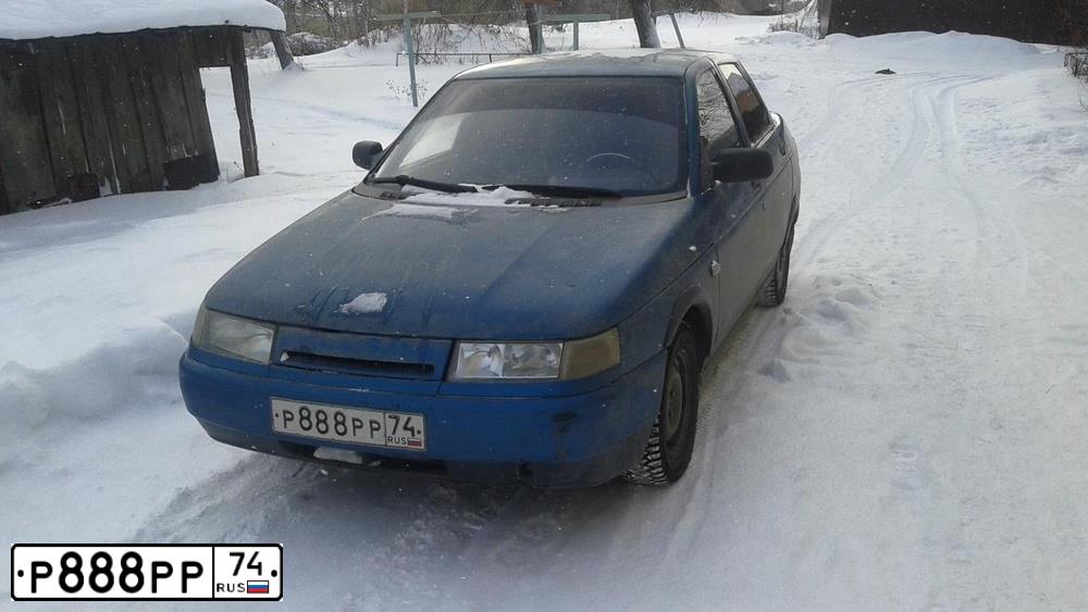 Фото автомобиля LADA 2106, 1997 — госномер Р888РР74. Цвет: СИНИЙ
