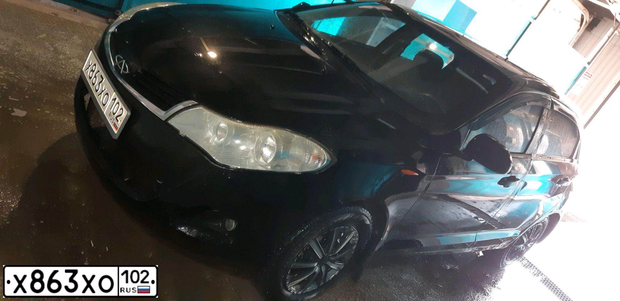 Фото автомобиля CHERY Y BONUS A13, 2011 — госномер К513МК164. Цвет: ЧЕРНЫЙ