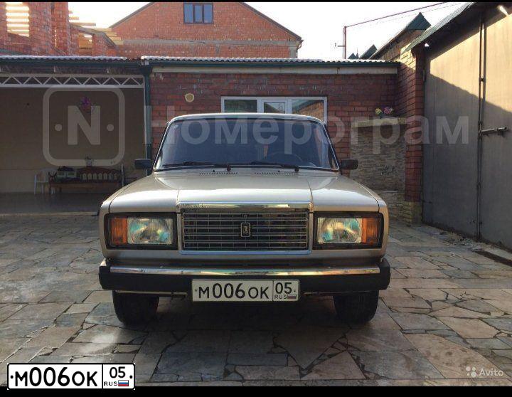 Фото автомобиля LADA 2104, 2012 — госномер М006ОК05. Цвет: Золотисто-бежевый