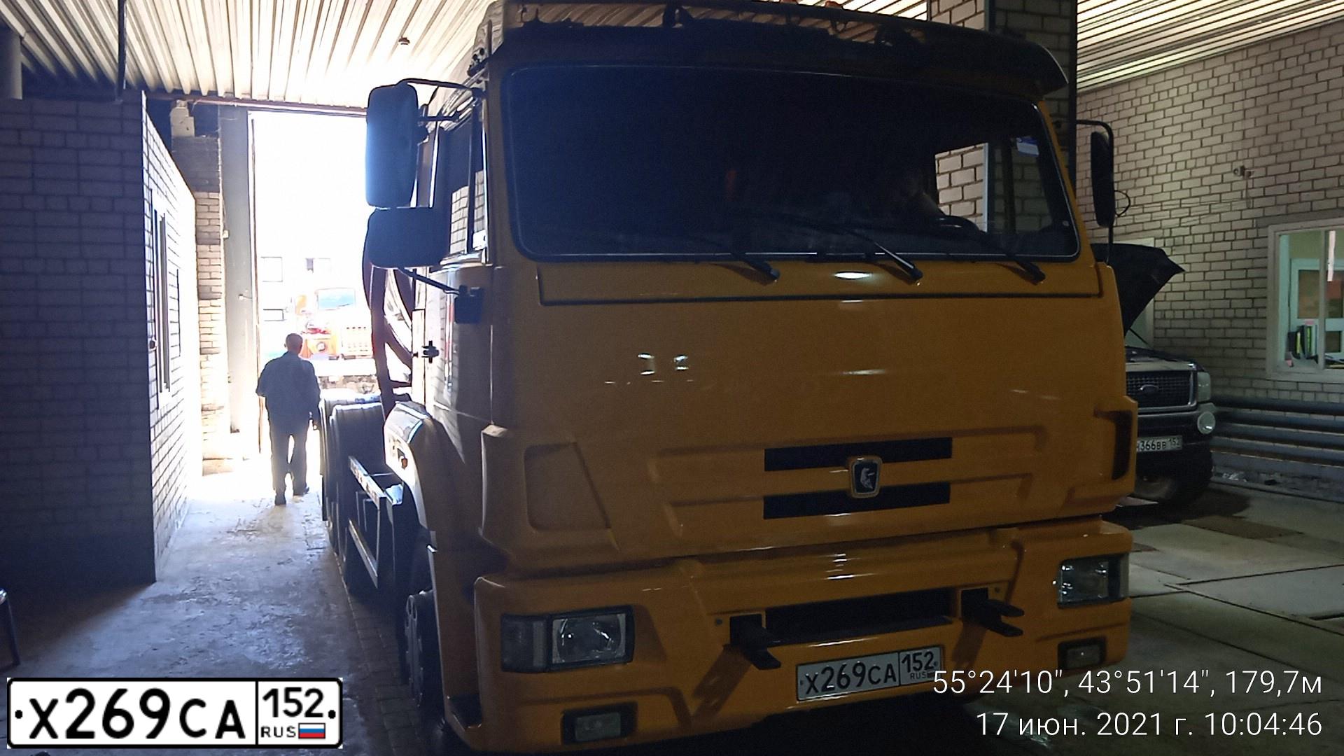 Фото автомобиля KAMAZ 65116 /6X4/, 2011 — госномер Н800КТ37. Цвет: ЖЁЛТЫЙ