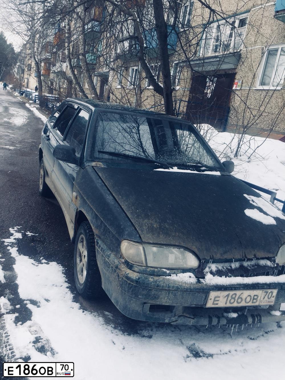 Фото автомобиля LADA 2114 SAMARA, 2003 — госномер Н501ВЕ154. Цвет: Темно-зеленый
