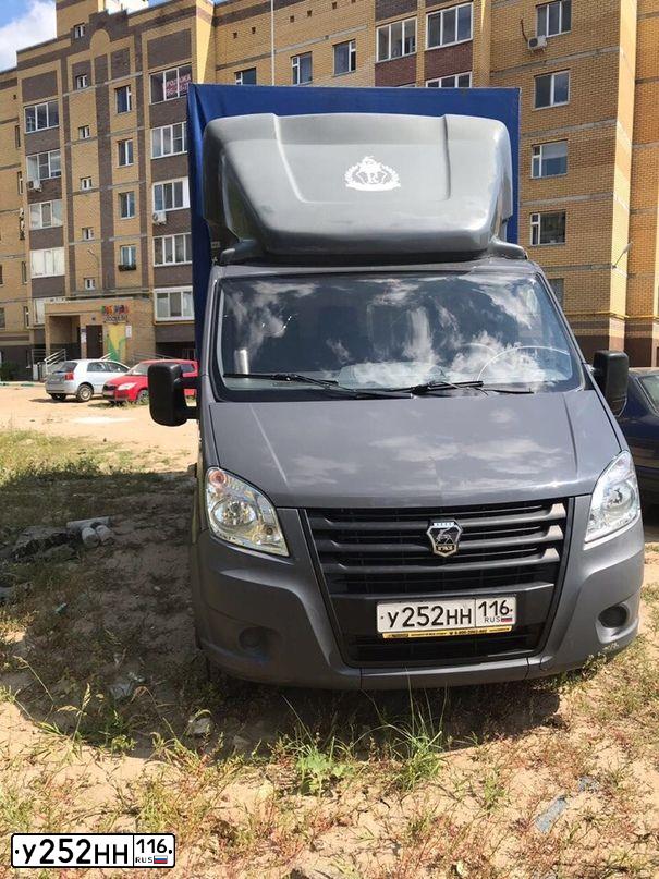 Фото автомобиля GAZ GAZEL NEXT, 2014 — госномер К686ВК763. Цвет: Серый