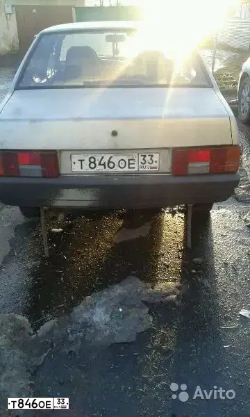 Фото автомобиля LADA 2109 SAMARA, 2000 — госномер К041СС97. Цвет: Серебристо-Желтый