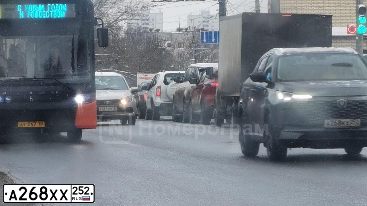 Фото автомобиля LADA 2170 PRIORA, 2015 — госномер А268ХХ252. Цвет: ЧЕРНЫЙ