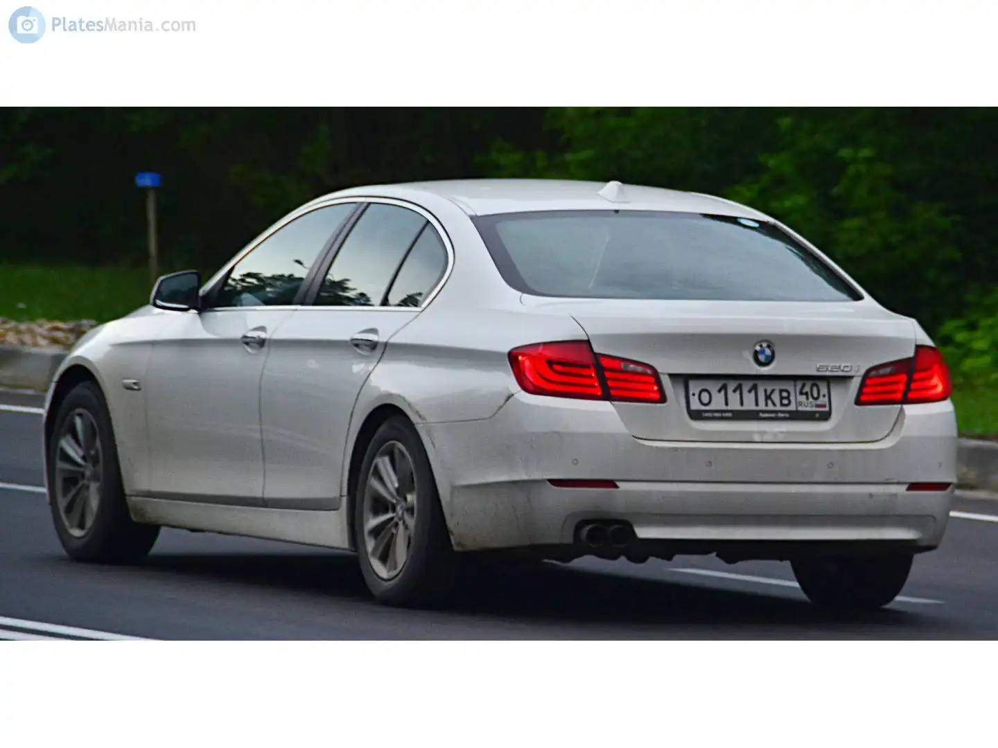 Фото автомобиля BMW 520I, 2011 — госномер О760ВВ250