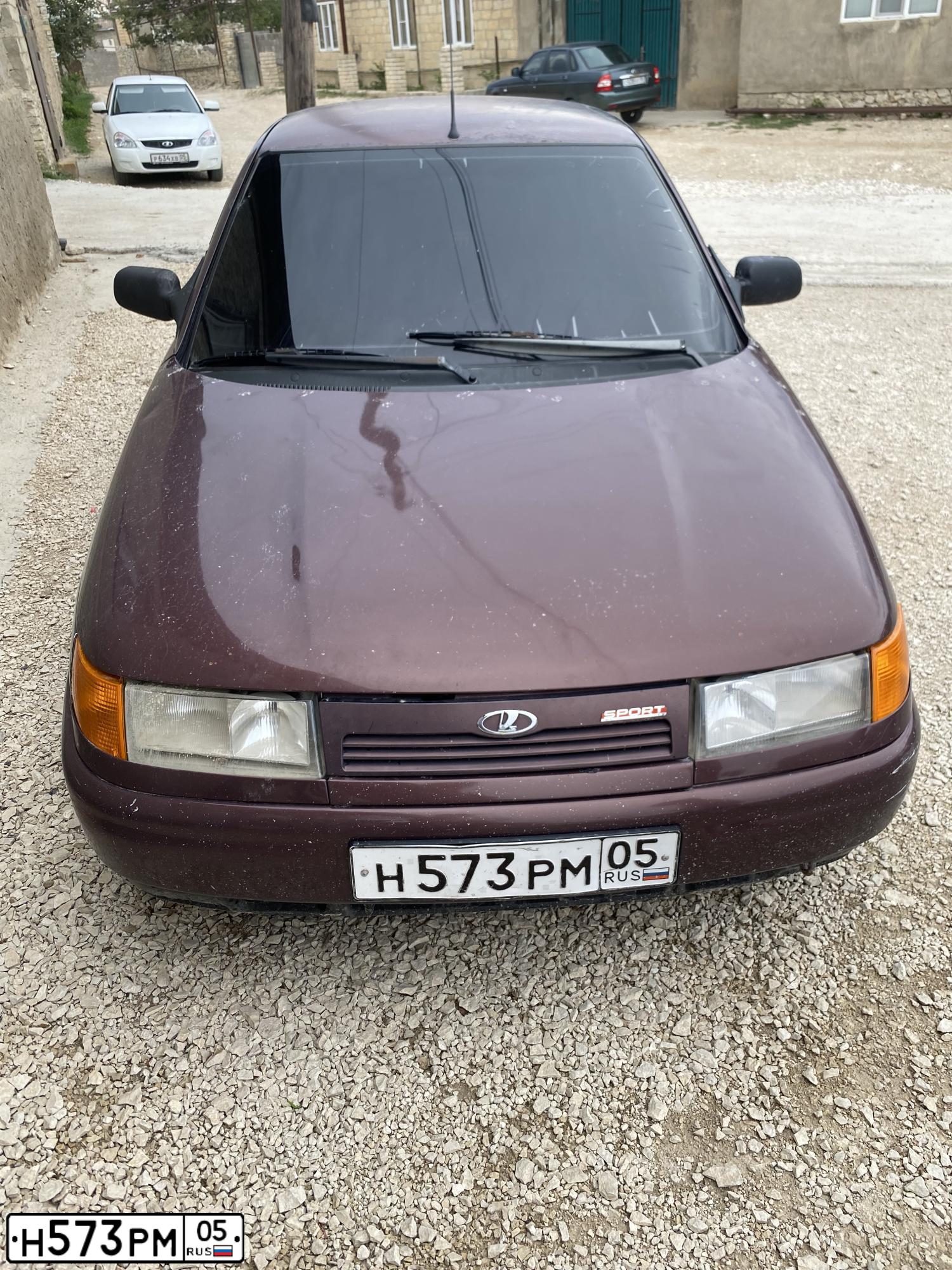 Фото автомобиля LADA 2110, 2003 — госномер Н573РМ05. Цвет: Красный
