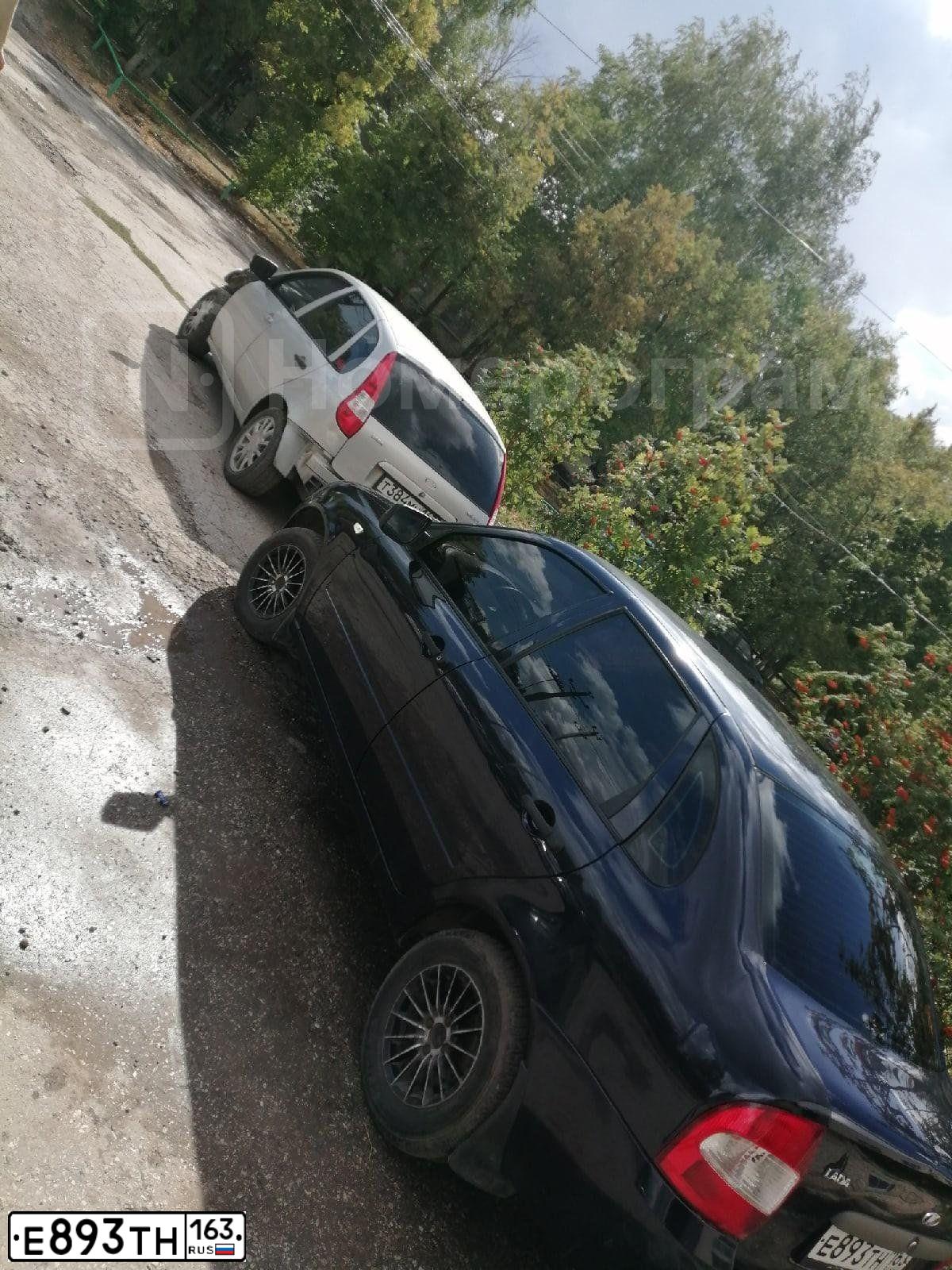 Фото автомобиля LADA 1118 KALINA, 2007 — госномер Е893ТН163. Цвет: ТЕМНО-СИНЕ-ФИОЛЕТОВЫЙ