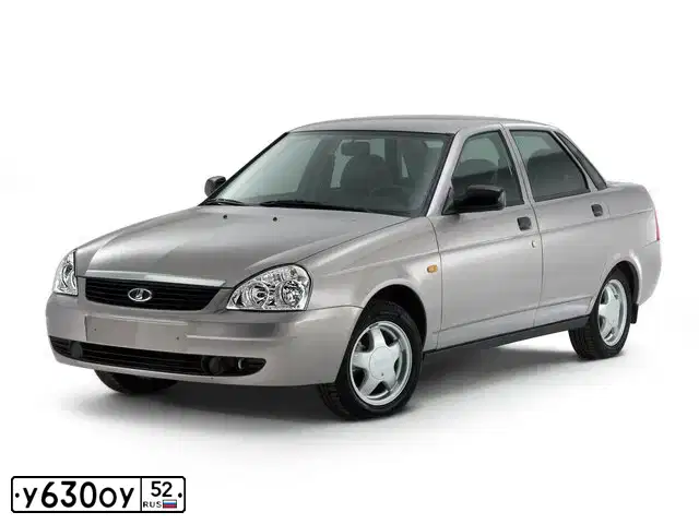 Фото автомобиля LADA 2170 PRIORA, 2008 — госномер У630ОУ52. Цвет: Серебристый