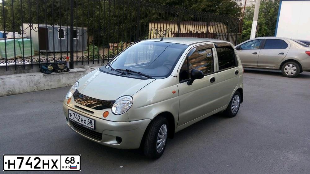 Фото автомобиля DAEWOO MATIZ, 2008 — госномер Р377ВЕ136. Цвет: СЕРЕБРИСТЫЙ