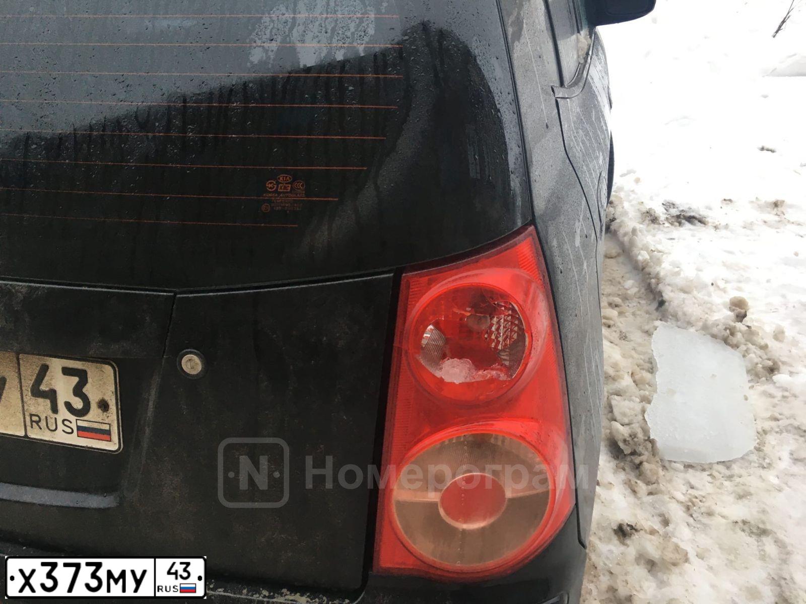 Фото автомобиля KIA PICANTO / MORNING, 2007 — госномер М549АР198. Цвет: ЧЕРНЫЙ