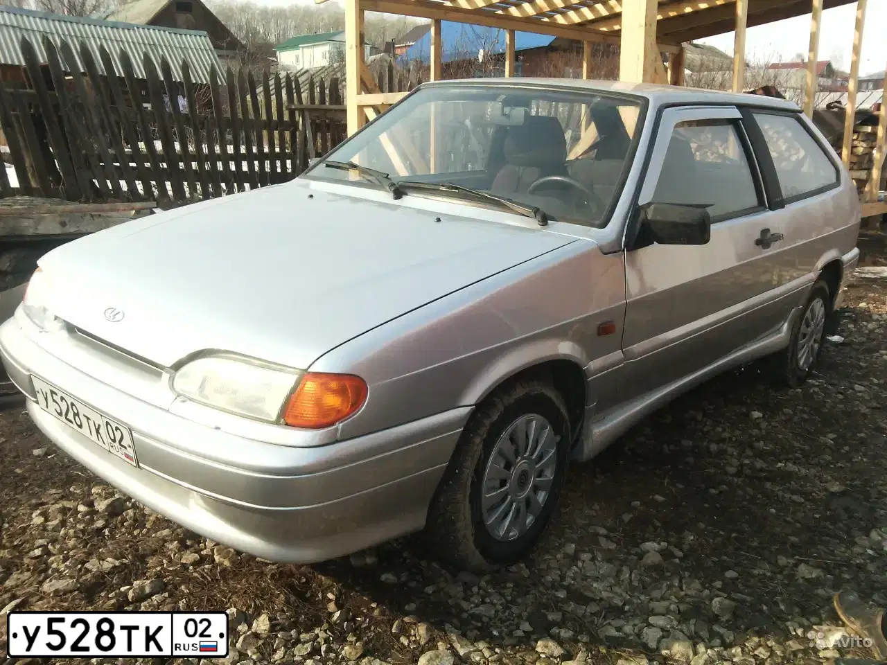 Фото автомобиля LADA 2113 SAMARA, 2005 — госномер У528ТК02. Цвет: СВЕТЛО-СЕРЕБРИСТЫЙ
