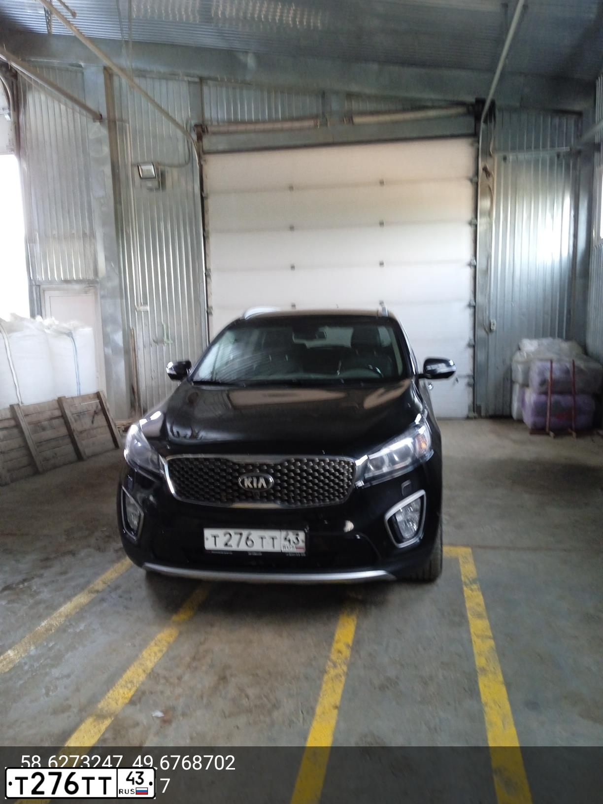 Фото автомобиля KIA SORENTO, 2017 — госномер Т199НН30. Цвет: ЧЕРНЫЙ