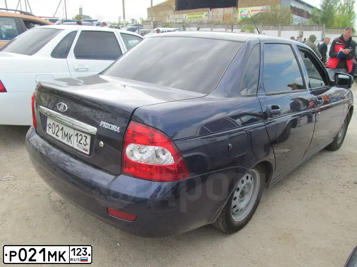 Фото автомобиля LADA 2170 PRIORA, 2012 — госномер М328УР82. Цвет: синий