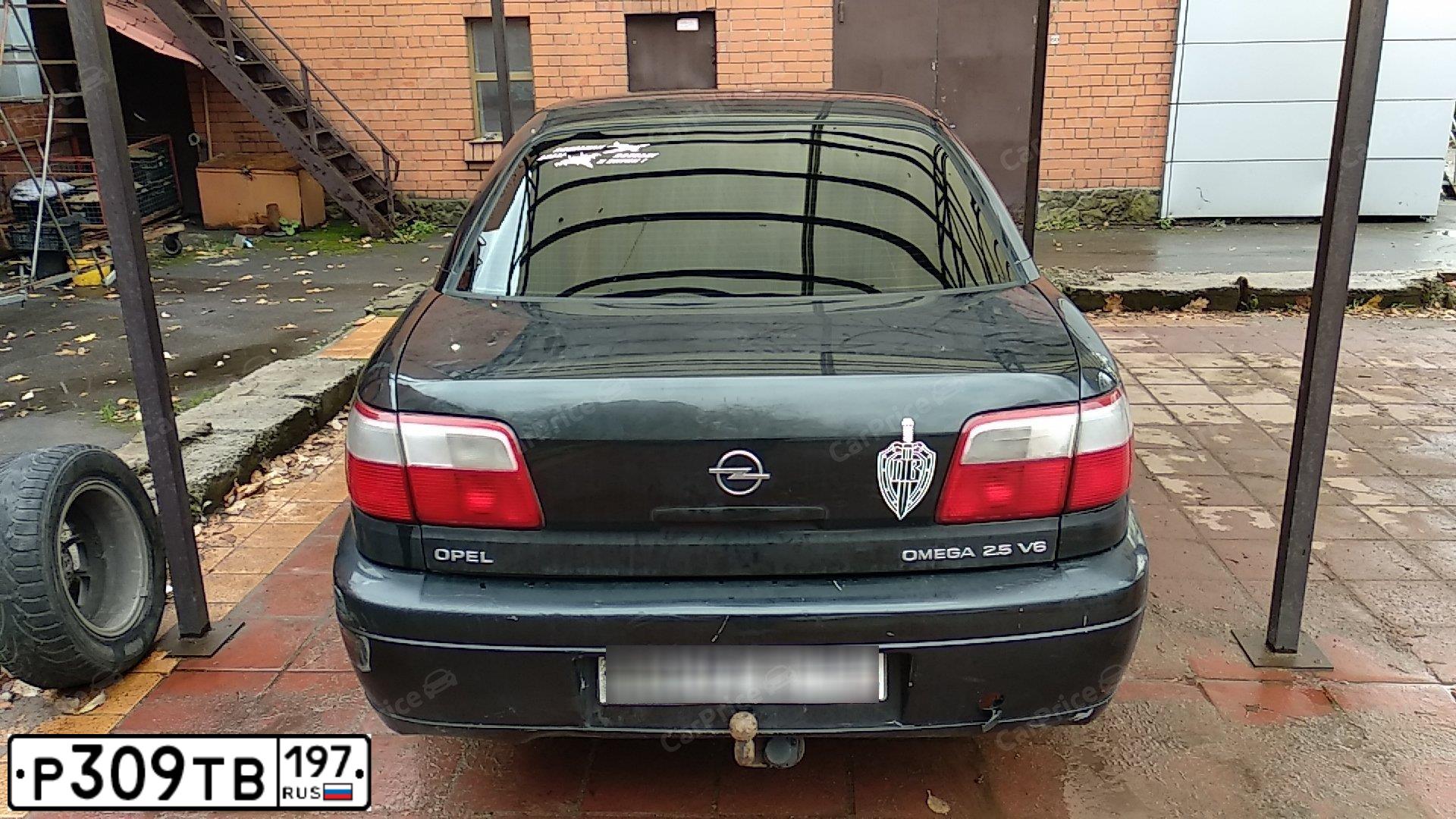 Фото автомобиля OPEL OMEGA, 2000 — госномер С760АВ40. Цвет: ЧЕРНЫЙ