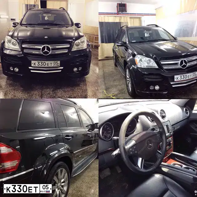 Фото автомобиля MERCEDES GL-KLASSE, 2006 — госномер К330ЕТ05. Цвет: ЧЕРНЫЙ