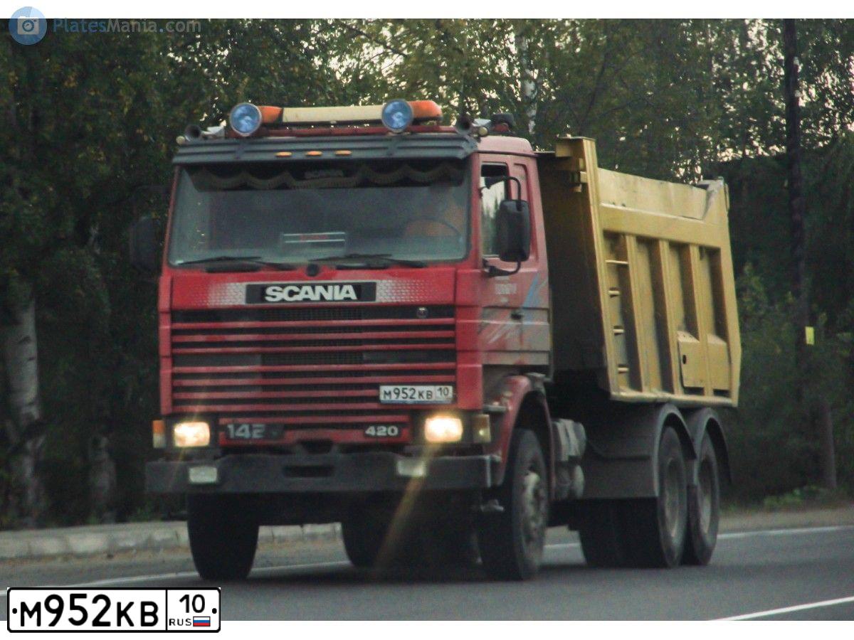 Фото автомобиля SCANIA A SERIE R 6X2, 1988 — госномер М952КВ10