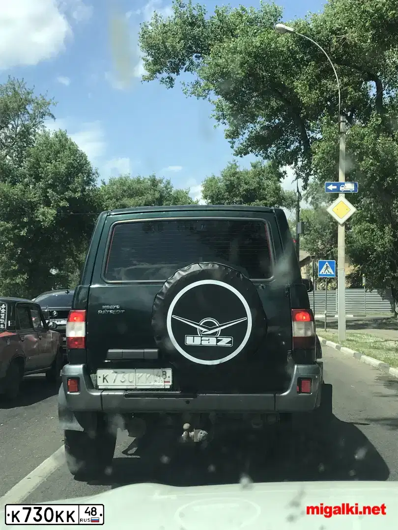 Фото автомобиля UAZ 3163 PATRIOT, 2009 — госномер К730КК48. Цвет: ЧЕРНЫЙ МЕТАЛЛИК
