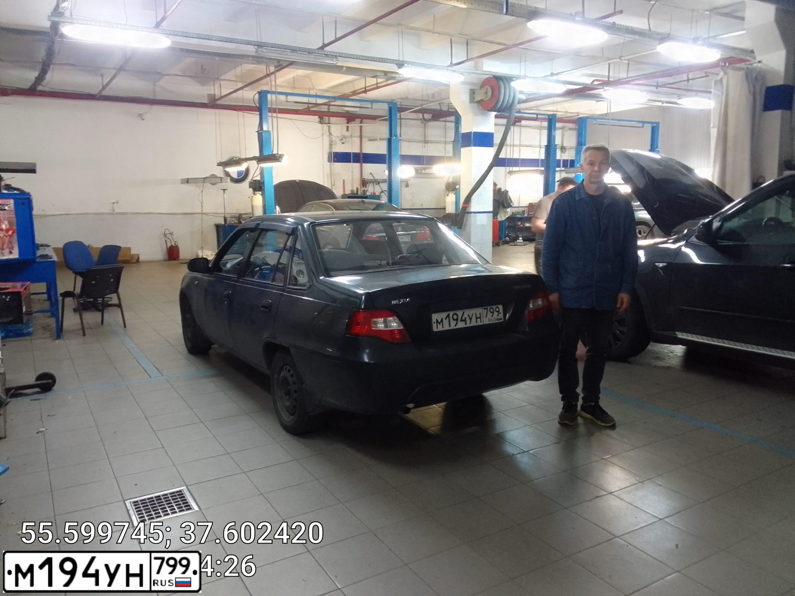Фото автомобиля DAEWOO NEXIA, 2011 — госномер А943ОК763. Цвет: Бледно-Черный