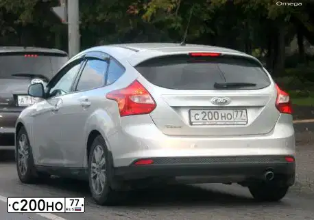 Фото автомобиля FORD FOCUS, 2012 — госномер А830ОА92. Цвет: Серебристый