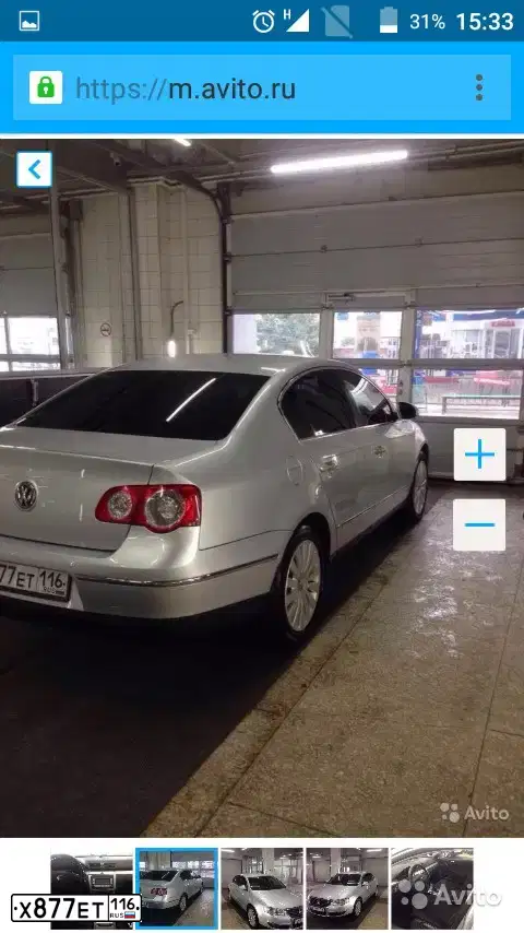 Фото автомобиля VOLKSWAGEN PASSAT, 2008 — госномер Х877ЕТ116. Цвет: СЕРЕБРИСТЫЙ