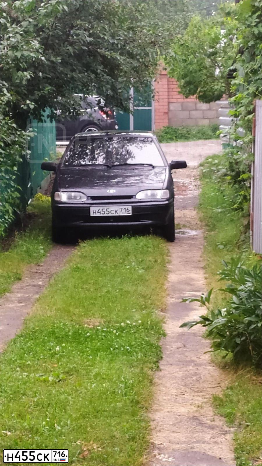 Фото автомобиля LADA 2114 SAMARA, 2006 — госномер Н455СК716. Цвет: ГРАФИТ МЕТАЛЛИК