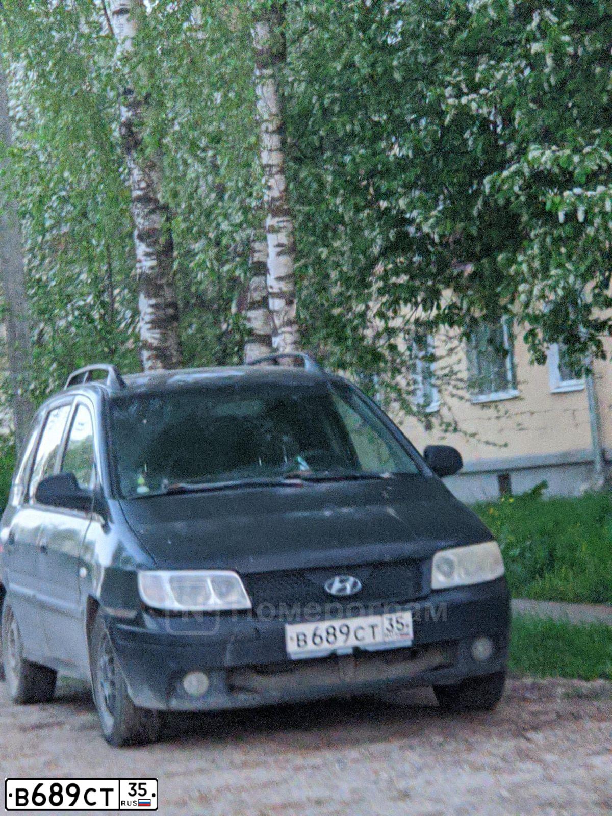 Фото автомобиля HYUNDAI I MATRIX, 2005 — госномер К465МК790. Цвет: ЧЕРНЫЙ