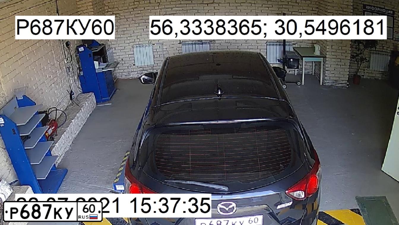 Фото автомобиля MAZDA CX-5, 2012 — госномер Р687КУ60. Цвет: ЧЕРНЫЙ