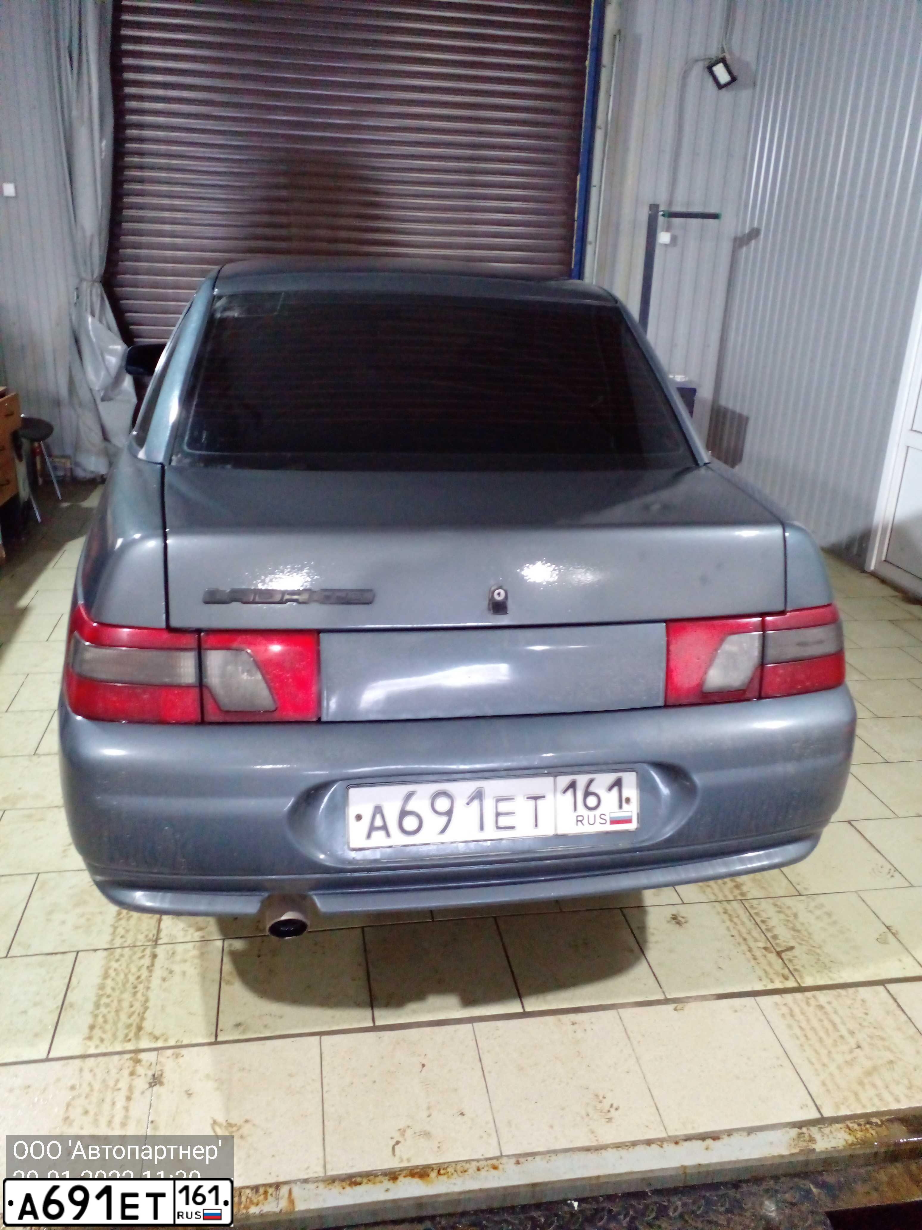 Фото автомобиля LADA 2110 LADA, 2001 — госномер А691ЕТ161. Цвет: ТЕМНО СЕРО-СИНИЙ МЕТАЛЛИК
