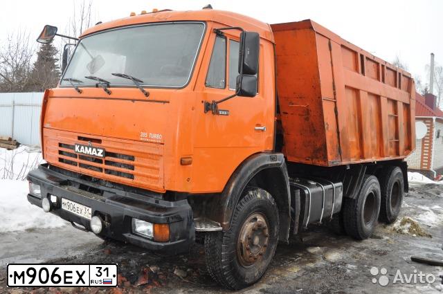 Фото автомобиля KAMAZ 65115 /6X4/, 2008 — госномер М906ЕХ31. Цвет: ОРАНЖЕВЫЙ