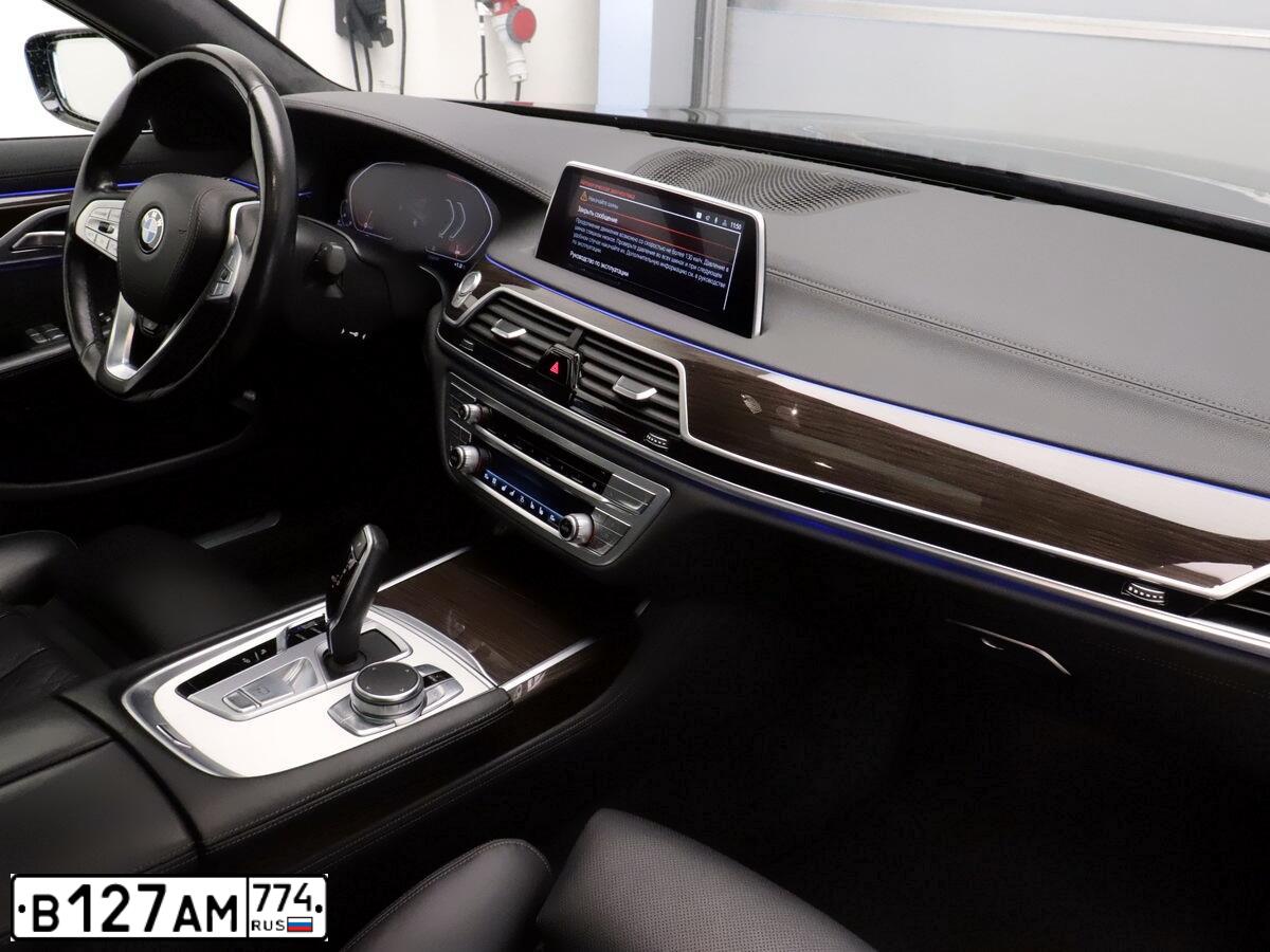 Фото автомобиля BMW 730LD XDRIVE, 2019 — госномер У691РН797. Цвет: ЧЕРНЫЙ