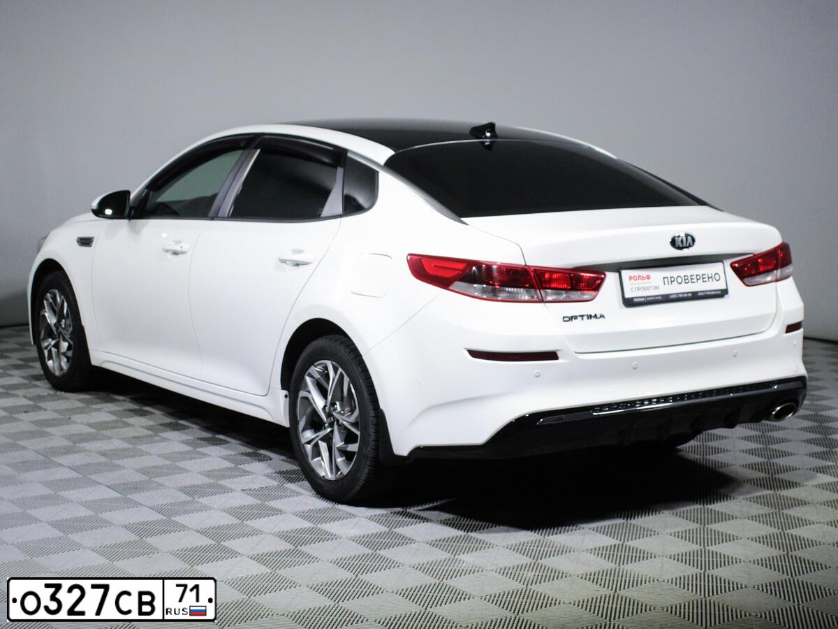 Фото автомобиля KIA MAGENTIS / OPTIMA, 2018 — госномер Х913КА05. Цвет: Белый