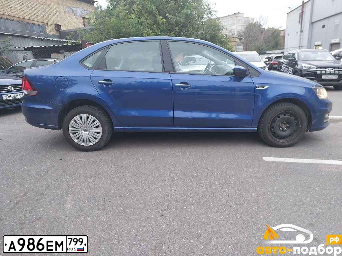 Фото автомобиля VOLKSWAGEN POLO, 2018 — госномер А986ЕМ799