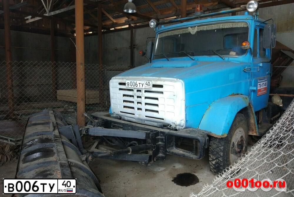 Фото автомобиля ZIL 494560 /4X2/ CHASSIS, 2004 — госномер В006ТУ40. Цвет: синий