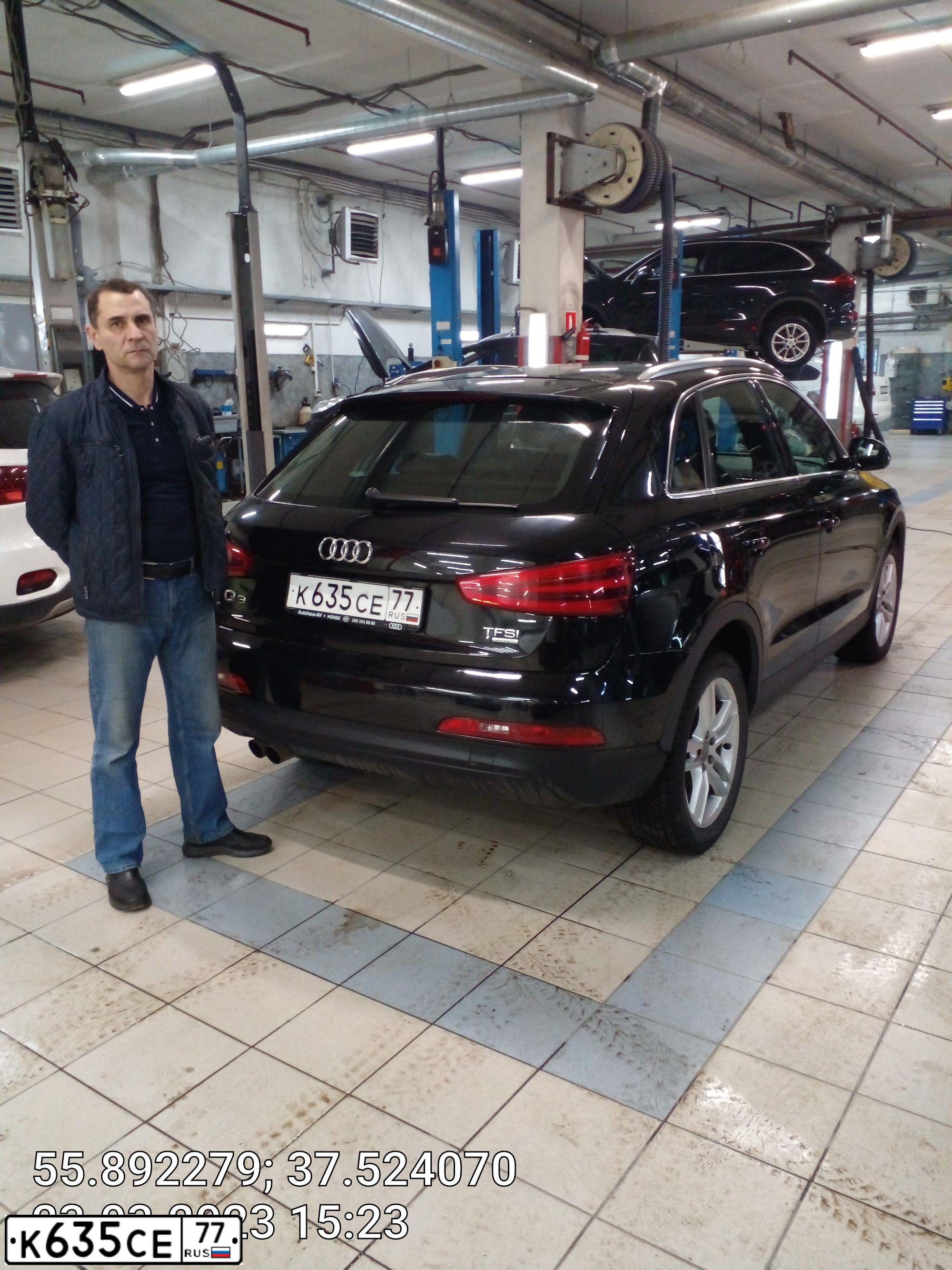 Фото автомобиля AUDI Q3, 2013 — госномер К635СЕ77