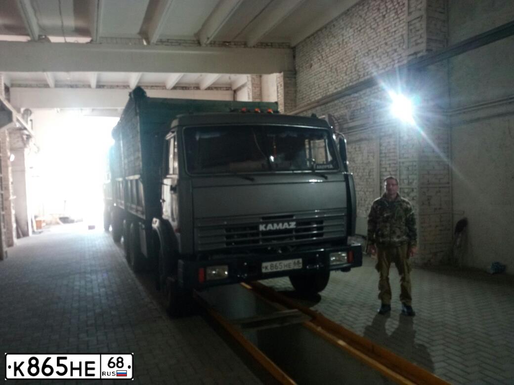 Фото автомобиля KAMAZ 5320, 1993 — госномер К865НЕ68. Цвет: СЕРЫЙ