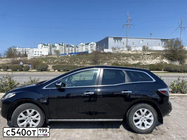 Фото автомобиля MAZDA CX-7, 2008 — госномер М820ЕО181. Цвет: ЧЕРНЫЙ