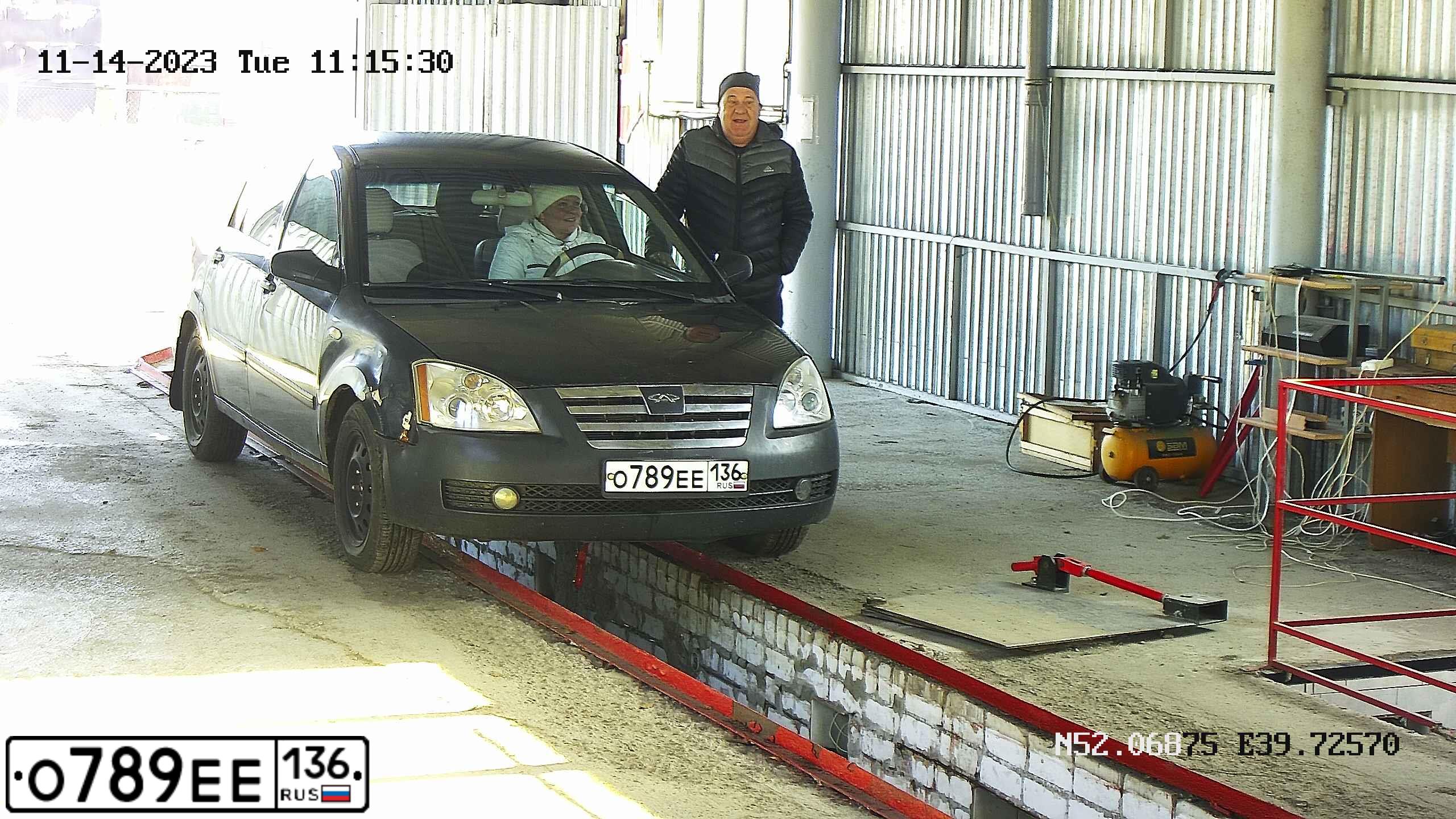 Фото автомобиля CHERY FORA /A21/, 2007 — госномер Р288НР48. Цвет: ЧЕРНЫЙ
