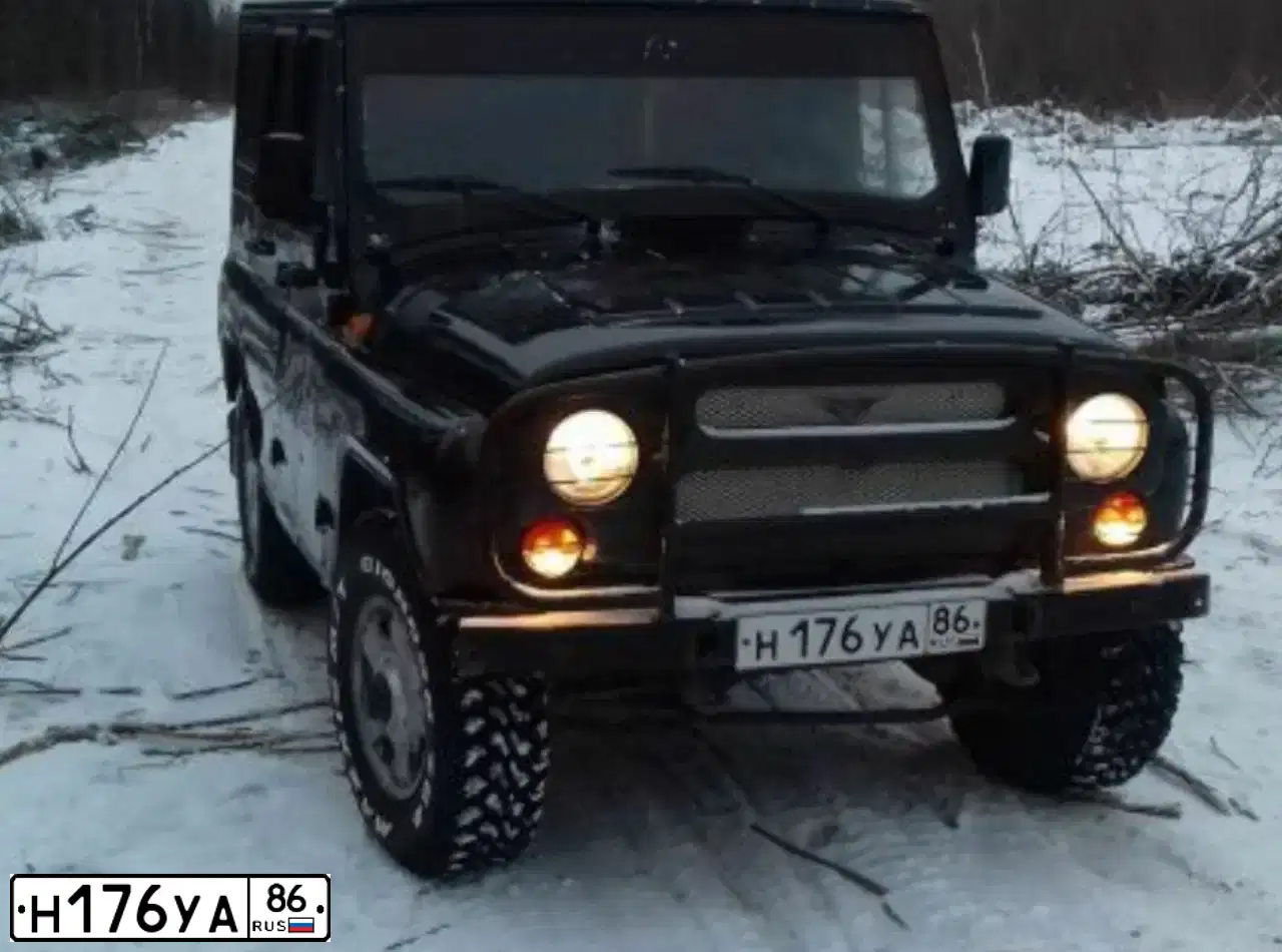Фото автомобиля UAZ 3151 / HUNTER, 2005 — госномер Н176УА86. Цвет: АВАНТЮРИН МЕТАЛЛИК