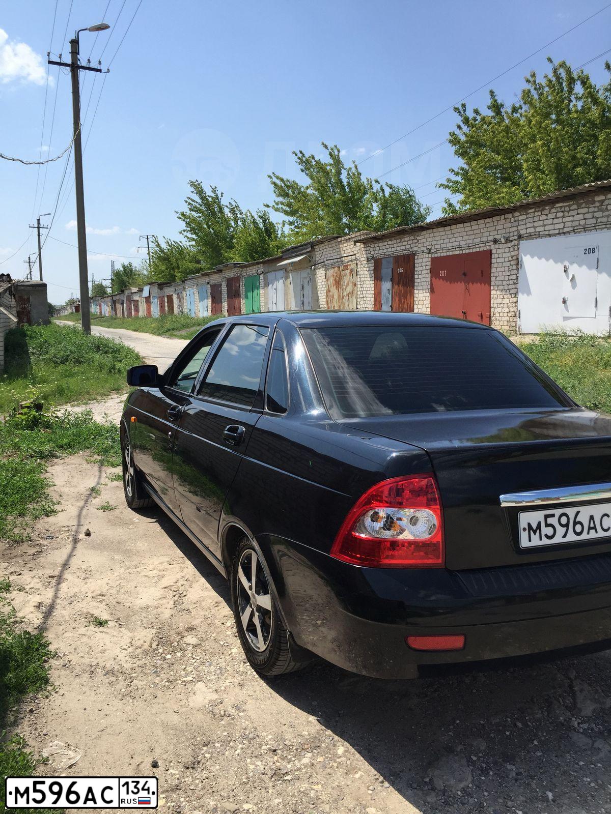 Фото автомобиля LADA 2170 PRIORA, 2008 — госномер М596АС134. Цвет: Темно-зеленый